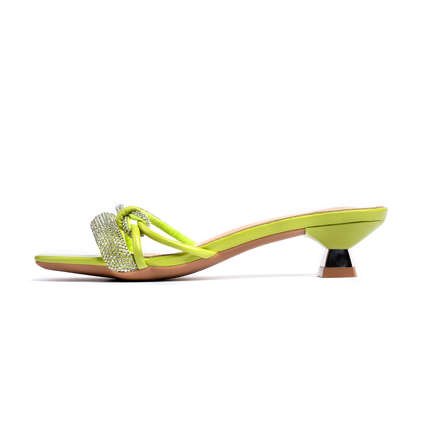 Lime green deals kitten heels